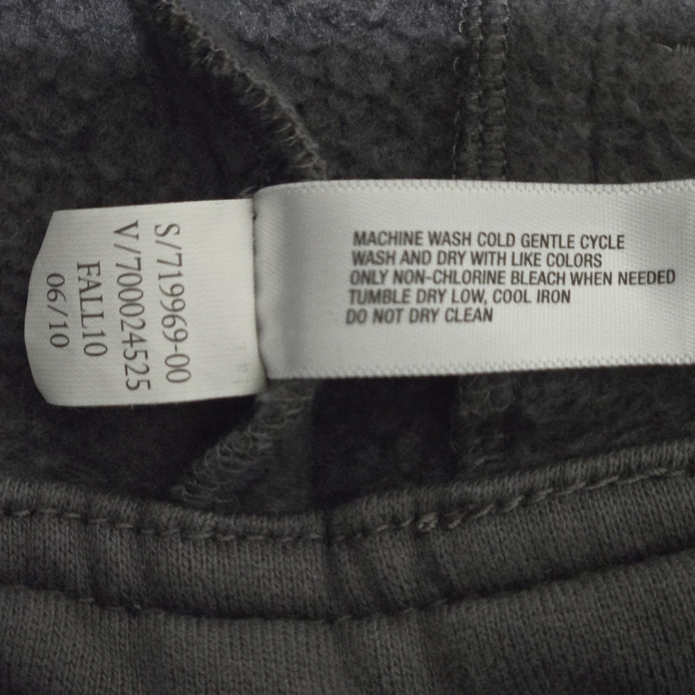 GAP Gray Asymmetrical Zipper Moto Style Cotton Blend Jacket Size Small - Picture 7 of 9